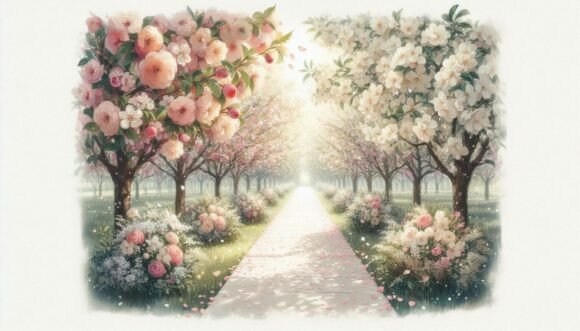 Orchard Aisle Wedding: A Serif for Storytelling