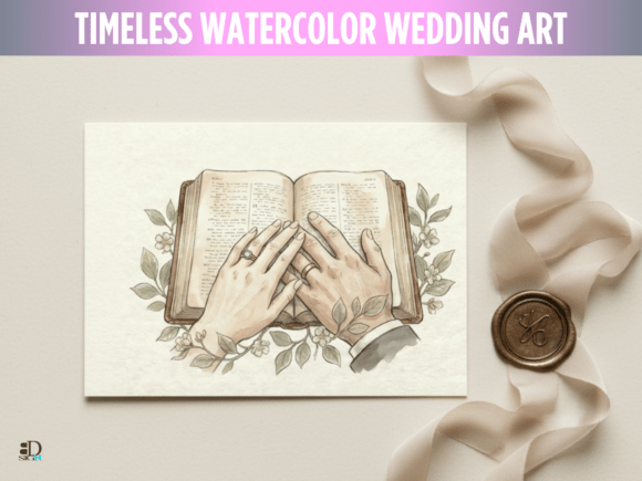 The Quiet Power of the Timeless Heritage Wedding Watercolor PNG
