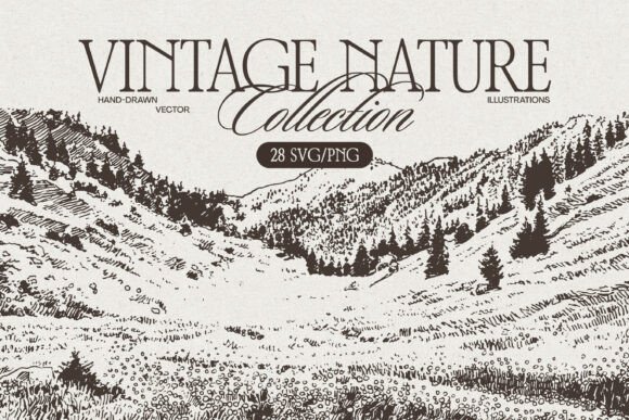 Timeless Wilderness: The Vintage Nature Landscape Collection