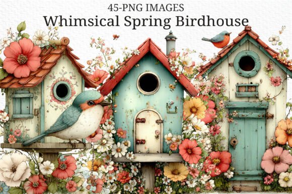 Whimsical Spring Birdhouse Clipart Png: A Designer's Guide to Cozy Aesthetics