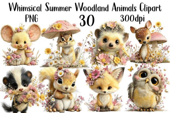 Whimsical Summer Woodland Animals: A Designer’s Guide to Forest Charm
